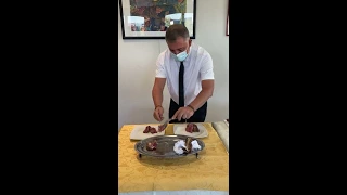 Comment découper une côte de boeuf pour 2 ( 3 ou 4 personnes)