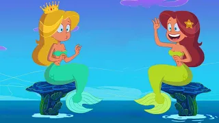 ZIG e SHARKO 👑 Marina conhece a rainha 👑 Português Brasil | Cartoon for Kids