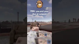 Bro did THIS at Outpost‼️😅 #rust #rustclips #gaming