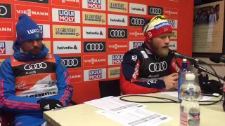 Tour de Ski 2017 - Stage 6 - After Race Press Conference (Men)