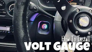 How to Install Volt Gauge