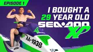 I bought a 29 year old Seadoo XP 580cc Twin CARB 1991| First generation | XP 1991 Series | Ep1