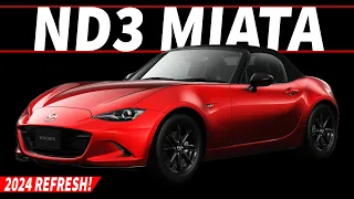 Here's EVERY Upgrade for the Refreshed 2024 "ND3" MX-5 Miata // LET'S GO!