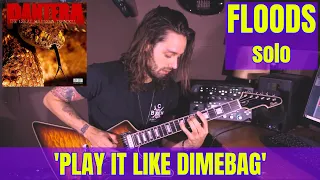 'PLAY IT LIKE DIMEBAG' #14 PANTERA FLOODS solo by Attila Voros (live demonstration video)