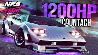 Need for Speed HEAT - 1200HP Lamborghini Countach CUSTOMIZATION!