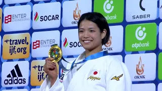 #judo #judoworlds #worldchampionship Judo world championship. 52 kg. Women award ceremony. Uta Abe