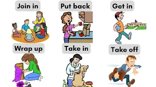 100+ Phrasal Verbs With picture, Meaning And Three Examples With Each Phrasal Verbs #daily use