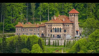 Cantacuzino Castle , Busteni , Romania in Ultra 4K