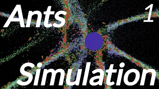 C++ Ants Simulation 1, First approach