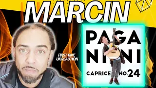 Marcin Patrzalek - Paganini s Caprice no  24 on One Guitar [FIRST TIME UK REACTION]