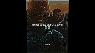 MARVEL BEFORE STANLEE'S DEATH 🥶🤯||#shorts #marvel #avengers