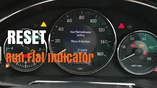 Mercedes Run Flat Indicator RESET On CLS & E Class
