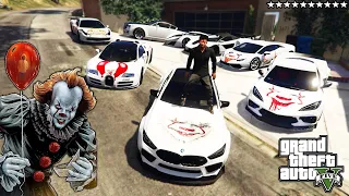 GTA 5 - Stealing MODIFIED PENNYWISE Cars with Franklin! | (GTA V Real Life Cars#61)