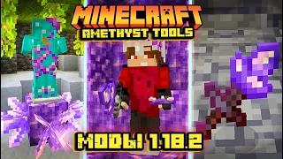 Моды на майнкрафт 1.18 / Лучшие моды 1.18.2 / Amethyst Tools 1.18.2