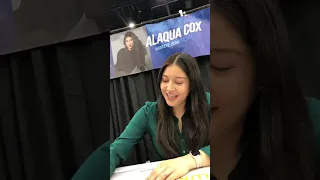 Alaqua Cox Signs Autographs at Comicpalooza