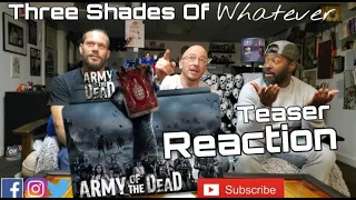 ZOMBIES!!!! ARMY OF THE DEAD TEASER REACTION!! #ZackSnyder #ZombieHeirarchy