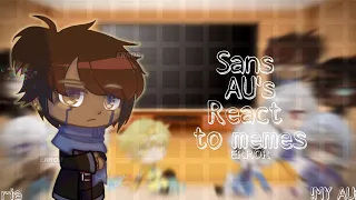 Sans AU's react to Error memes | 🇷🇺|🇬🇧