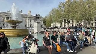 England, London Summer 2024 |  4K HDR Walking Tour | London Virtual Summer Streets walk London