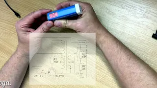 Супер простой, маленький тестер светодиодов, проверка работы тестера.