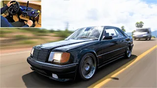 Forza Horizon 5 Mercedes-Benz AMG COUPE W124 (Steering Wheel + Shifter) Gameplay- 2160p60FPS 4K PC