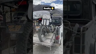 Himalayan par Ladakh jaa rhe ho | Ladakh bike ride review and reality #himalayan #youtubeshorts