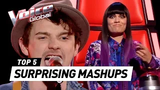 MOST SURPRISING MASHUP auditions in The Voice