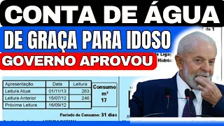 SAIU LISTA DE IDOSOS COM MAIS DE 60 ANOS QUE TEM DIREITO A CONTA DE ÁGUA DE GRAÇA!