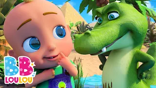 Ah ! Les crocodiles - 🐊 Chansons et Comptines pour Bébé | Comptines à gestes pour bébés | BB LouLou