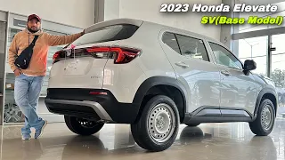 2023 Honda Elevate SV Model Price & Features ❤️ Better Than Grand Vitara Sigma ??