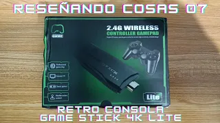 Reseñando Cosas 07- Retro Consola Game Stick 4K lite