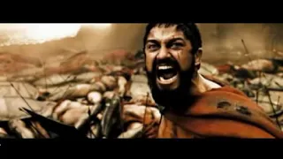 300 Final fight scene | Death of Leonidas | [HD]