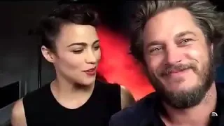 Travis Fimmel snapchat videos from warcraft promos