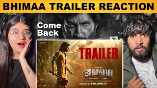 Bhimaa Official Trailer Reaction | Gopichand | A. Harsha | Ravi Basrur