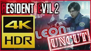 [4K HDR) Resident Evil 2 REMAKE ► LEON S. KENNEDY ► PS4PRO 60FPS