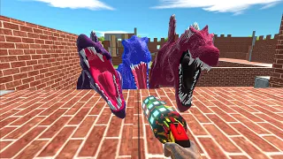 FPS PERSPECTIVE SURVIVE IN DINOSAUR FORTRESS OF DOOM - Animal Revolt Battle Simulator