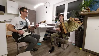 Gigi D'Agostino (L'Amour Toujours),  Klemen Gorjanc & Filip Pintar on  electric guitar and accordion