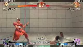 GMD22 USF4 HelloWorld(Chun-Li) Vs. Qusai(Adon)