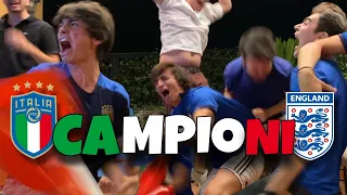 L' EUROPEO E' NOSTROOO!! | ITALIA - INGHILTERRA (FINALE EURO 2020) || REACTION + DELIRIO A ROMA