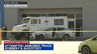 Attempted armored truck robbery turns into shootout outside suburban Walmart: FBI