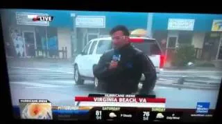 Man flashes on Weather Channel!
