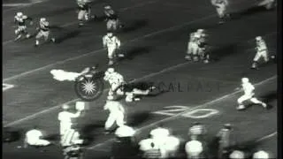 NFL Champion Baltimore Colts win,32-7, in 27th College All-Star Football Classic ...HD Stock Footage