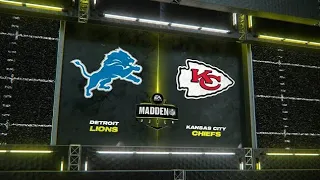 Detroit Lions vs Kansas City Chiefs