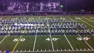 Hubbard Marching Band Halftime Show October 4 2013