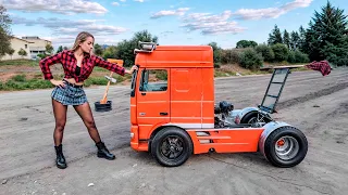 Homemade mini drift truck 🚛
