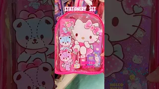 HELLO KITTY STATIONERY 🎀💗 #schoolsupplies #sanrio #cute