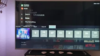 Settings for Philips 7805 and 7855 58" TV and Dolby Vision demo