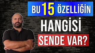 BAŞARISIZ İNSANLARIN 15 ORTAK ÖZELLİĞİ - KİŞİSEL GELİŞİM VİDEOLARI