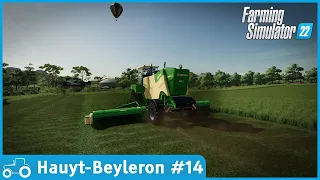 Haut Beyleron #14 FS22 Timelapse Hay Baling Contract, Harvesting Sorghum & Sowing Canola