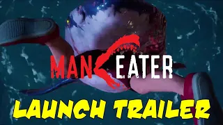 MANEATER  - Official Launch Trailer - (CRAZY OPEN WORLD SHARK GAME)