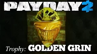 GOLDEN GRIN - The Golden Grin Casino, OD Solo Stealth, Pistols only [Payday 2 Trophies]